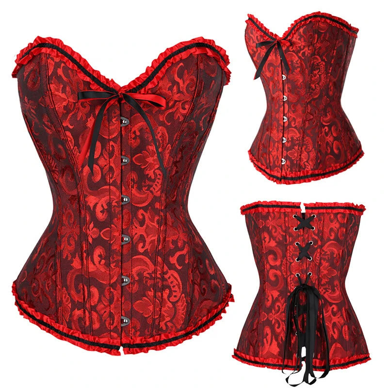 😍ACHETEZ-EN 2 LIVRAISON GRATUITE🔥CORSET PUSH-UP VICTORIEN