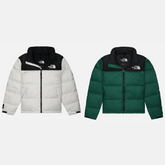 TNF VESTE 1996 RETRO WHITE DUNE ET EVERGREEN (ACHETEZ 1, RECEVEZ 2)