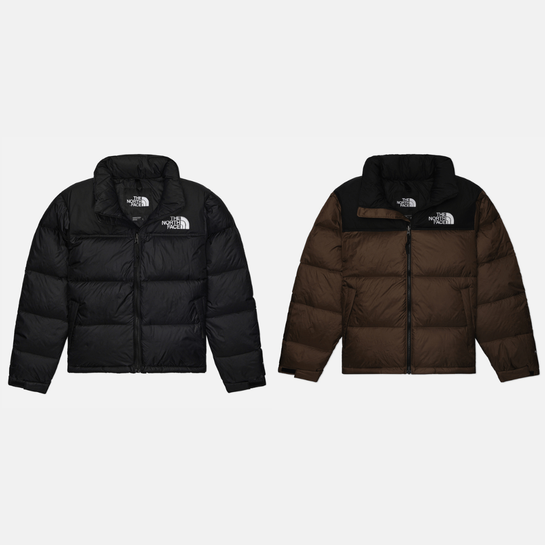 TNF VESTE 1996 RETRO BLACK ET SMOKEY BROWN (ACHETEZ 1, RECEVEZ 2)