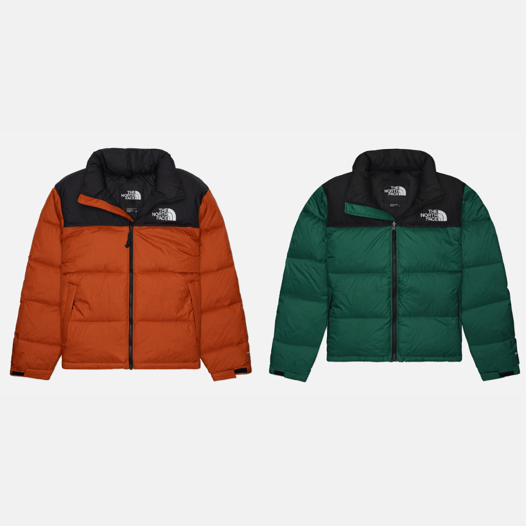 TNF VESTE 1996 RETRO RED ET EVERGREEN (ACHETEZ 1, RECEVEZ 2)