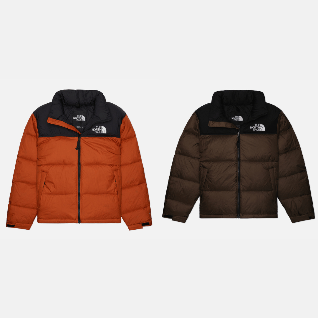 TNF VESTE 1996 RETRO RED ET SMOKEY BROWN (ACHETEZ 1, RECEVEZ 2)